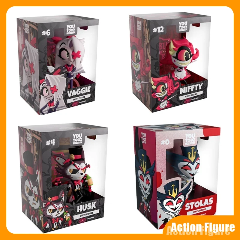 

13.4cm PVC Youtooz Hazbin Hotel Alastor Game Action Figure Collectible Model Ornaments Garage Kit Doll Toy Holiday Birthday Gift