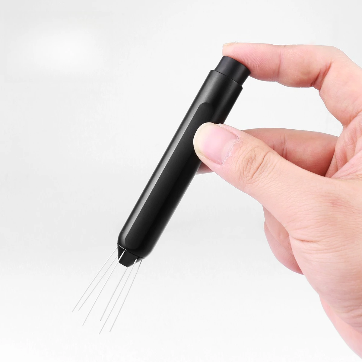 Retractable Magnetic Gravity Coffee Distribution Needle Espresso Hand Drip Coffee Clumps Breaking Stirring Tool