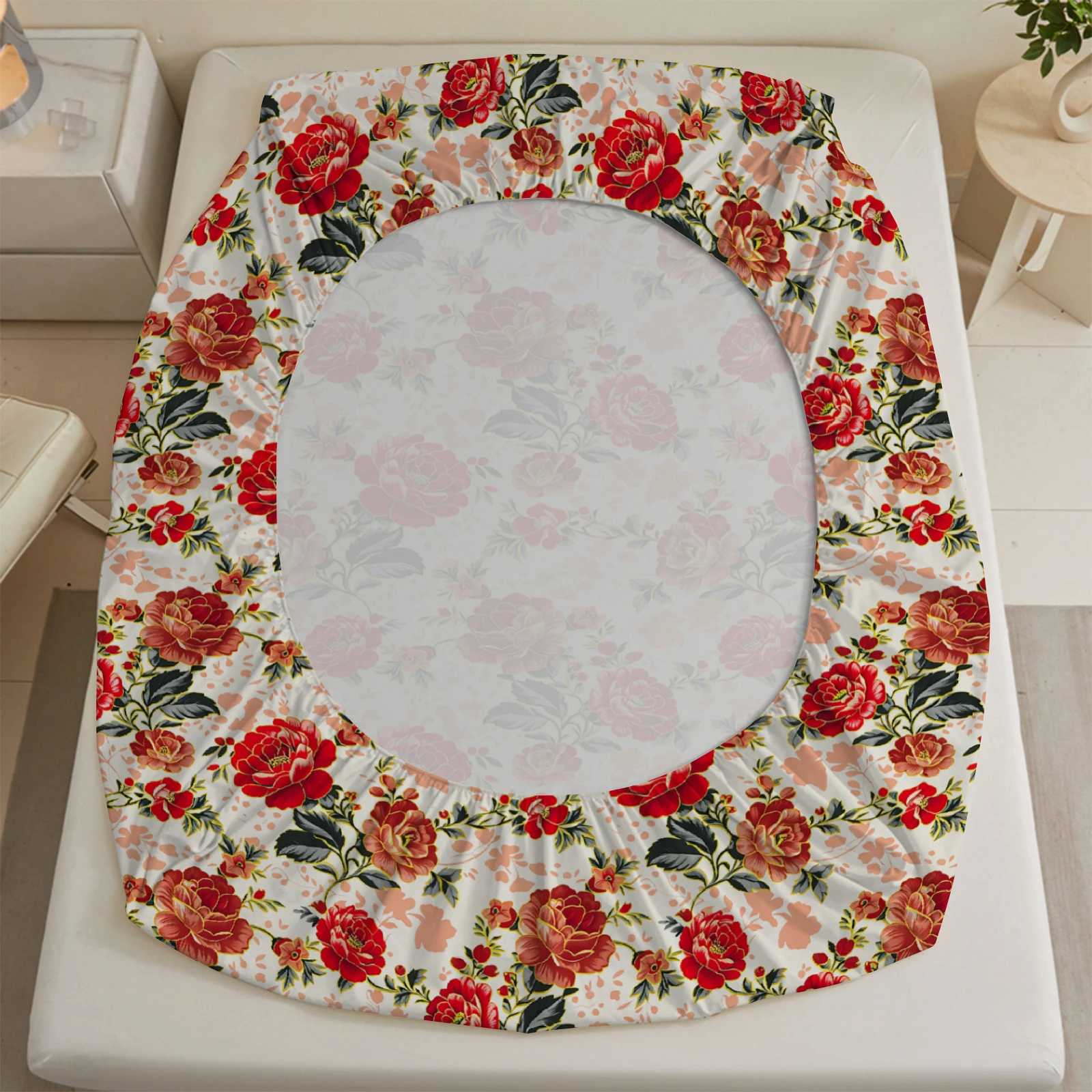 1 pièce, drap-housse à motif f - Fitted Bed Sheets Deep Pocket avis et prix