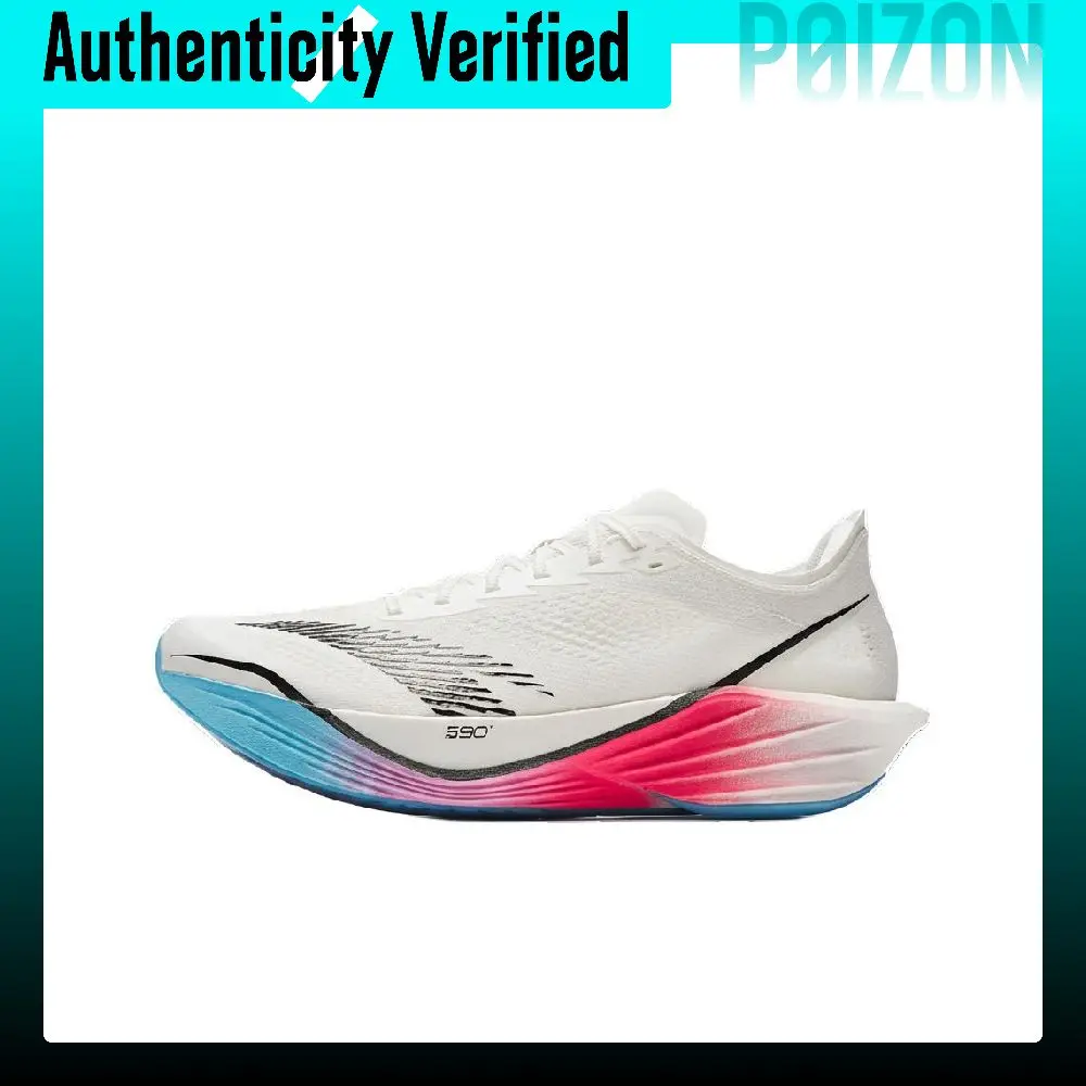 Anta Mach 6 Textile, Synthetic Leather Cushioning Slip Resistant Breathable Rebound Low top Running Shoes Men's 112625584-6
