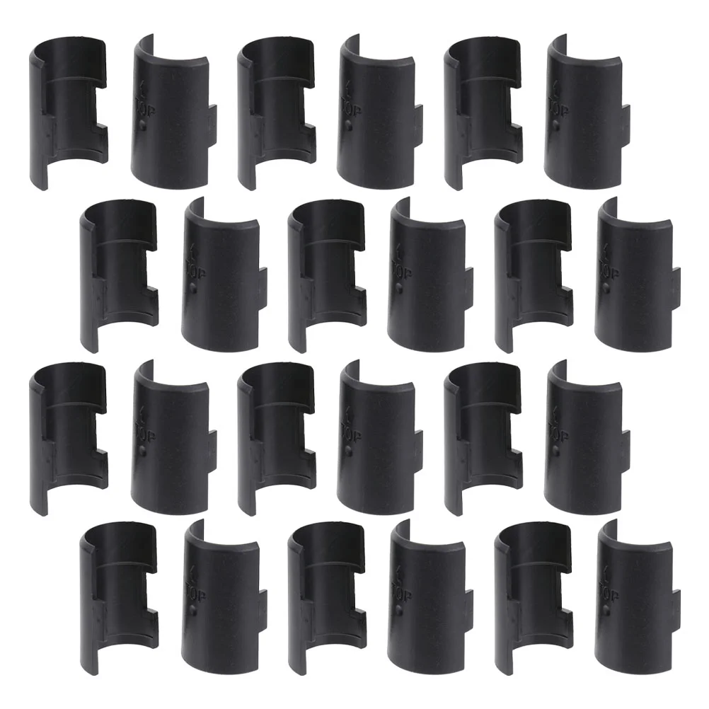 30 Pairs Metallic Line Retaining Clip Wire Shelving Posts Abs Shelf Plastic Lock Clips