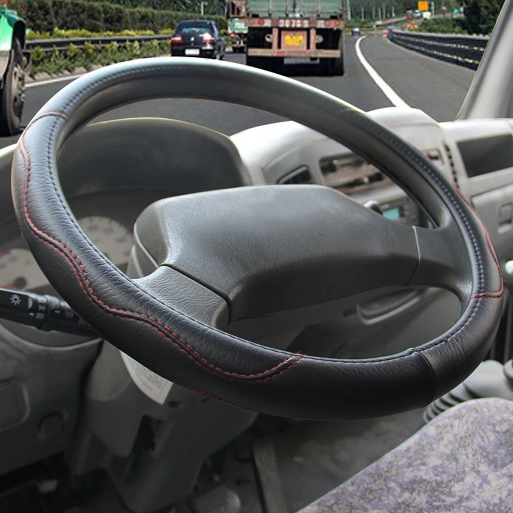 

Foam Steering Wheel Cover Durable Elastic Material Long Use Truck Accessories Protector Replacement Car Interior