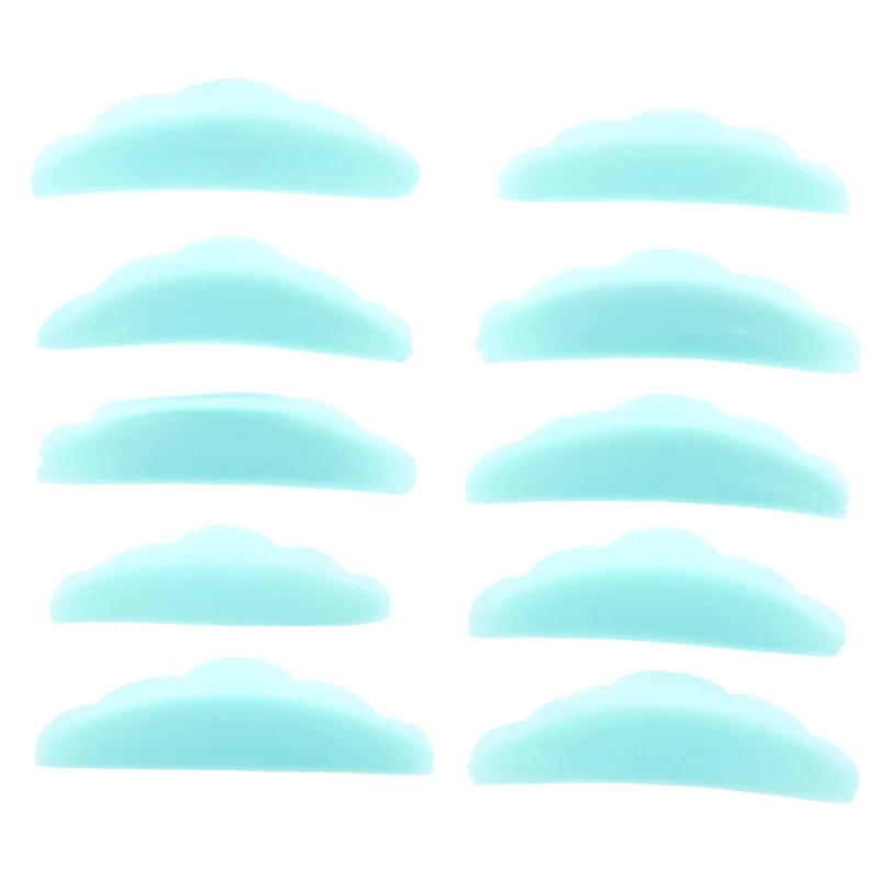 Cílios Perming Pad, Silicone Curler Rods, Lashes Lift, Shield Tool, 5 Pares