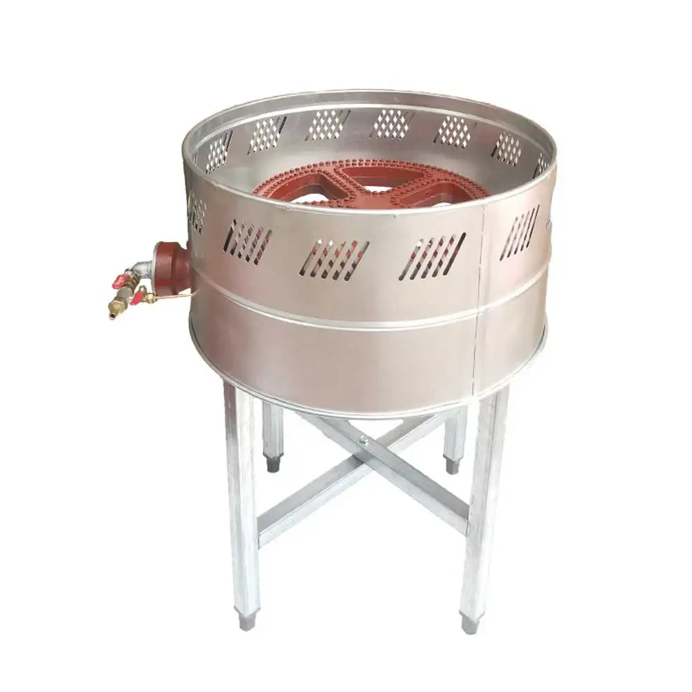 Commercial gas dim sum stove stall special household gas dumpling pan vertical bun raw frying pan