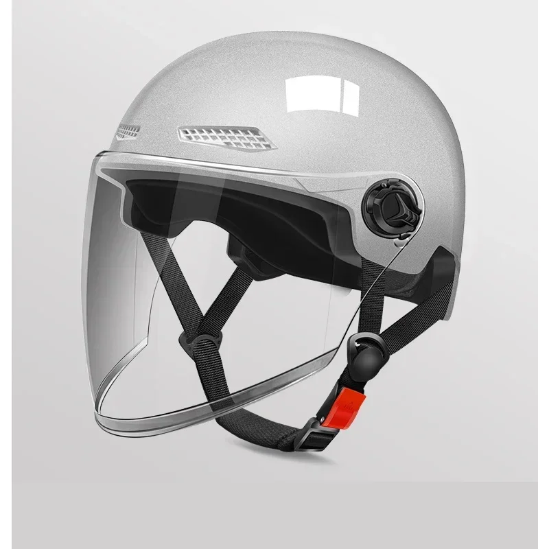 

2025 Helmet For Men And Women Motorcycle Sun Protection Riding Half Helmet ABS Shell Security Helmet
