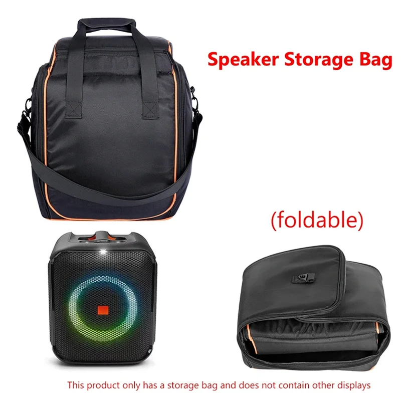 

【Top Picks】Storage Bag Storage Shoulder Bag Foldable Portable Protection Case For Partybox Encore Essential Speaker