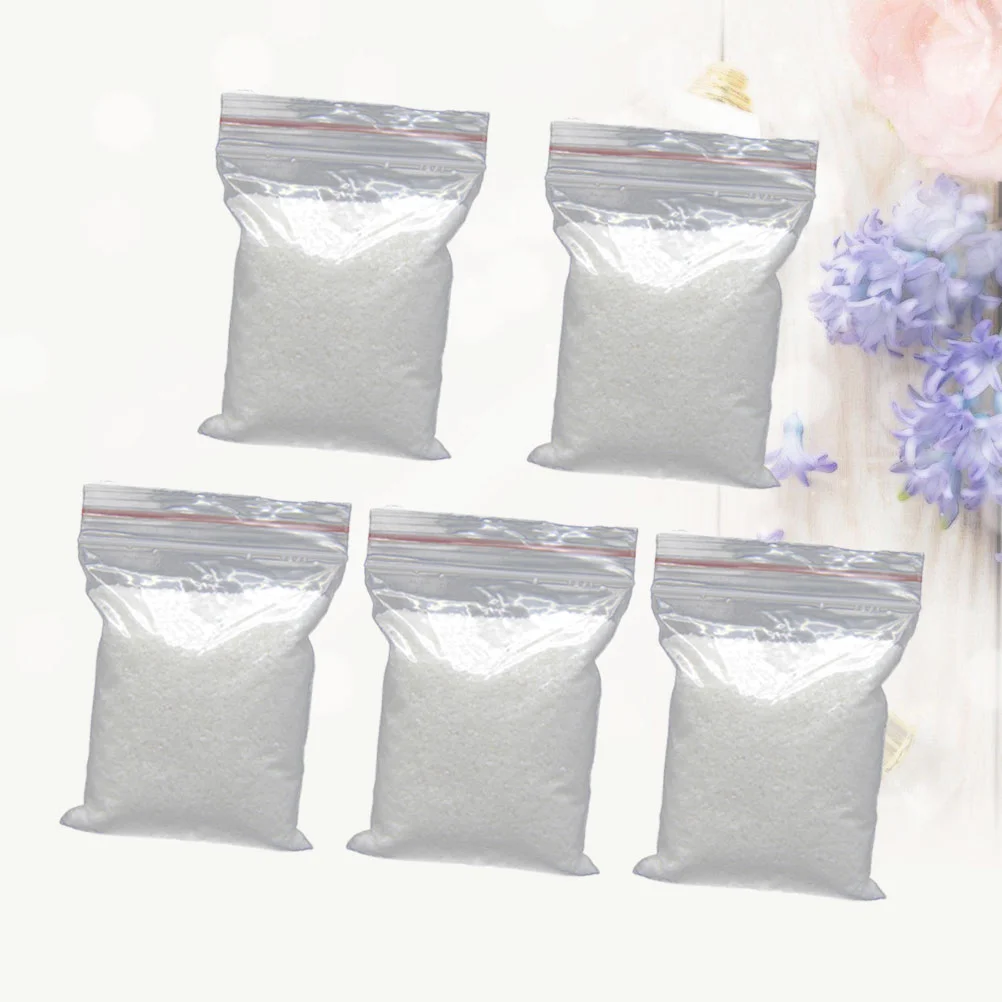 

5 Packs Plant Decor Sand Decoration Aquarium Fish Tank The Snow Decorations White