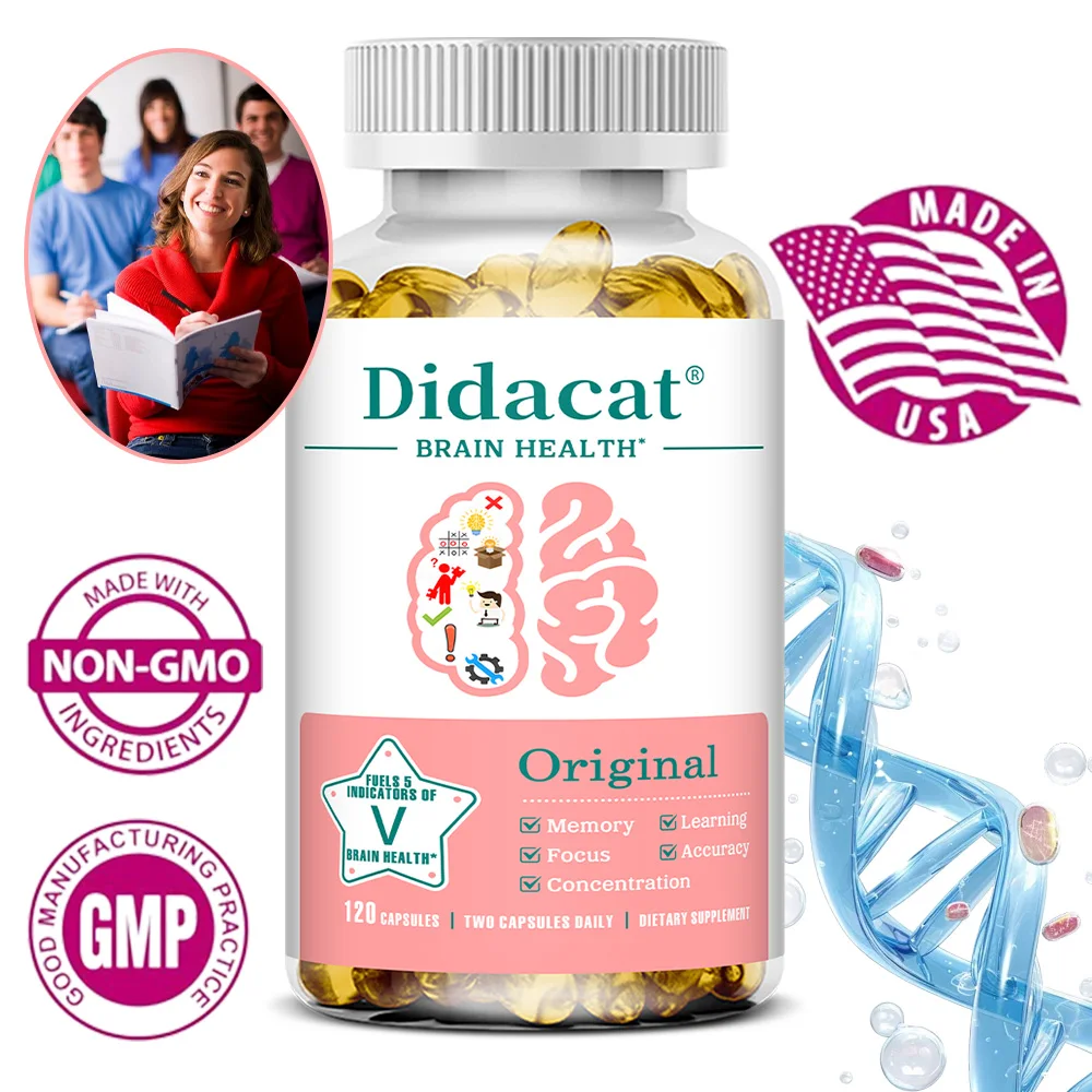 Phosphatidylserine & Coffee Fruit Capsules, Vegetarian Cognitive Supplement for Memory, Focus & Mental Clarity Brain Support