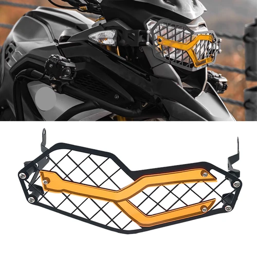 Imagen 1 del producto Para BMW F750GS F850GS F 850 GS F750 GS 2018-2023 2022 Protector de faros de motocicleta cubierta protectora de rejilla de luces delanteras