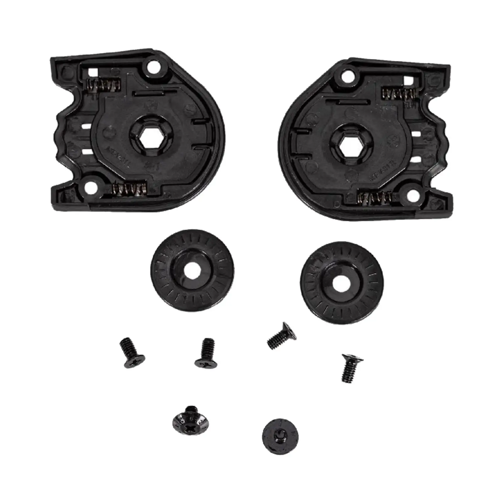 Helmet Lens Base Mounting Parts Kit Durable PP Plastic Visor Hardware Accessories for DARKENS MT V 18C