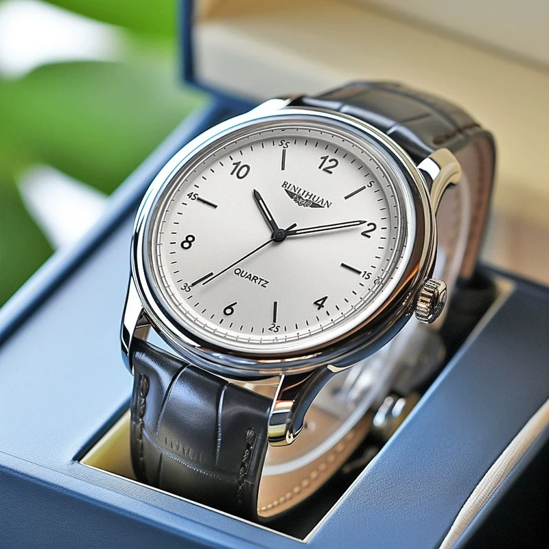 New Fashion Male Clock Man Luxury Business Leather Watch Men Higt Quality Quartz Watches Students Sports Wristwatches Gifts Hot