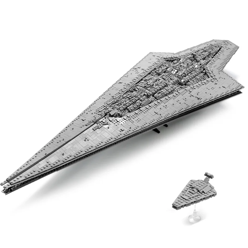 New 13134 Star Plan Toys The MOC-15881 Executor Class Star Dreadnought Building Block Building Brick Set Kids Christmas Gift view 3