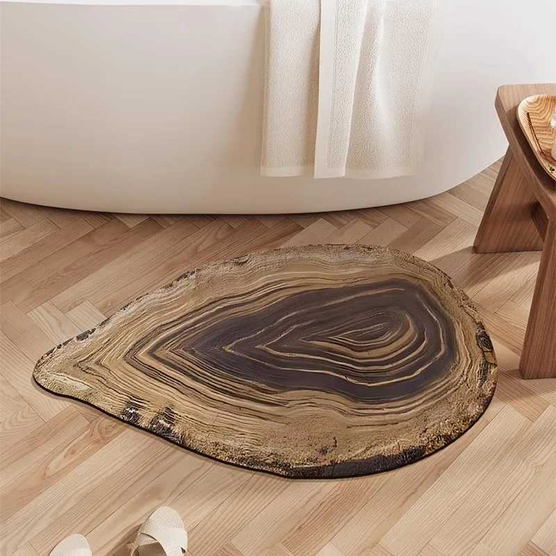 Bathroom absorbent pad, diatomaceous earth foot mat at the entrance of the bathroom, non slip floor mat, toilet carpet - view 6