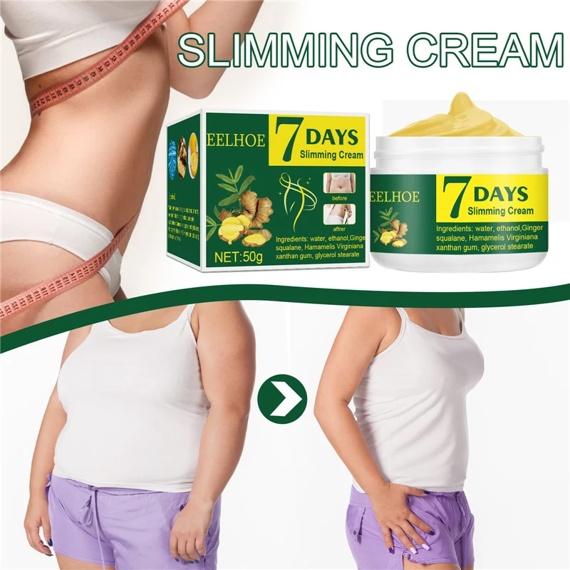 

30ml Body Firming Fat Weight Loss Cream Ginger Slimming Anti Cellulite Slim Gel Leg Body Waist Effective Fat Burning Body Care