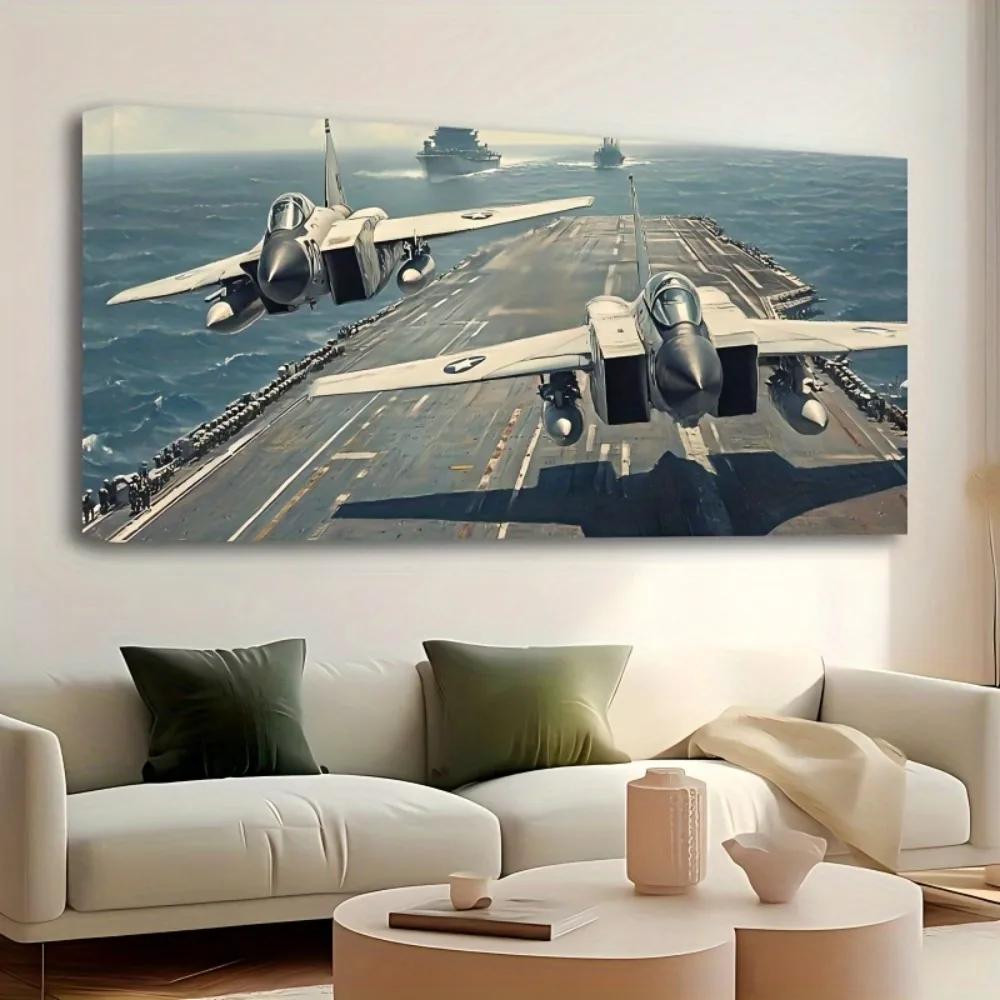 

Каркас из массива сосны толщиной 1,5 дюйма, плакат-истребитель ACE-130 с принтом, аэроарный настенный декор, декор комнаты мальчика