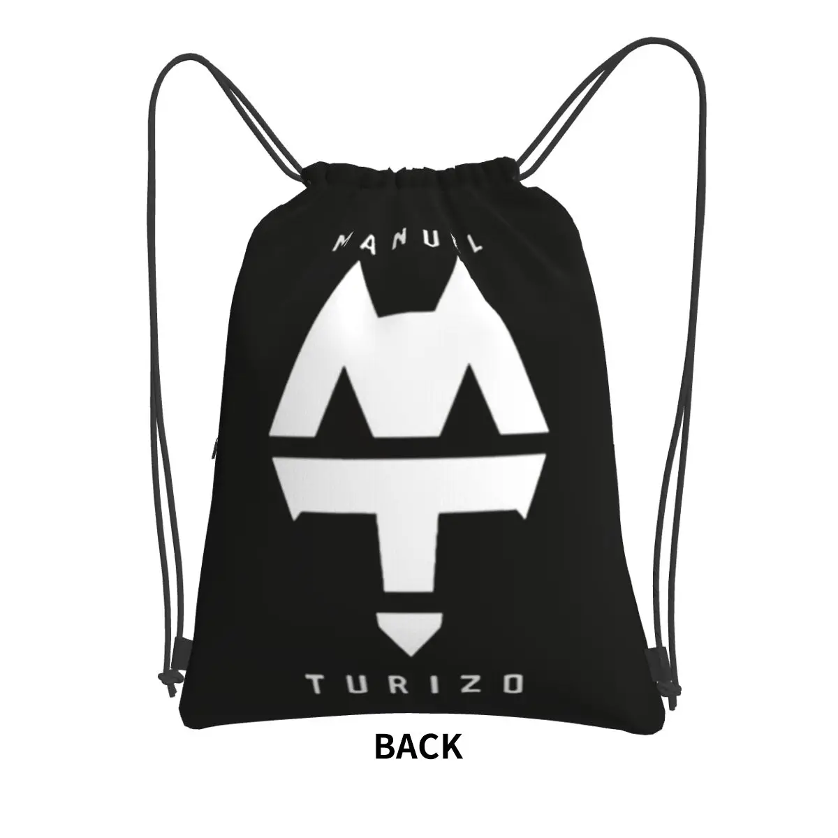 Rapper Manuel Turizo Logo Backpacks Casual Drawstring Bags Sports Bag Book Bags for Travel School