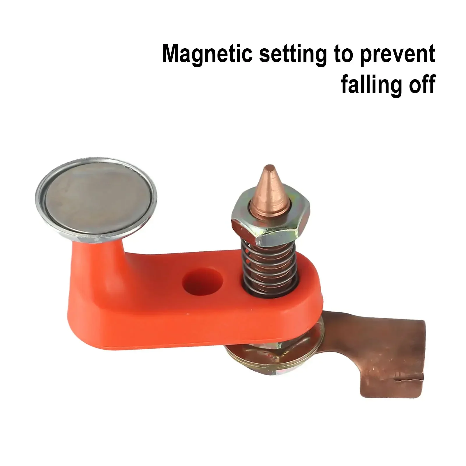 Morsetto a terra magnetico dispositivo ausiliario per saldatura placcato in PVC + rame per apparecchiature di saldatura alta corrente di alta qualità