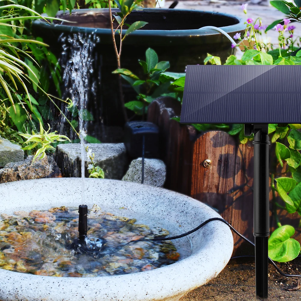 Solar Pool Pump Kit - 5W 1.5V Çiftlik Çubuklu Çeşme Panel