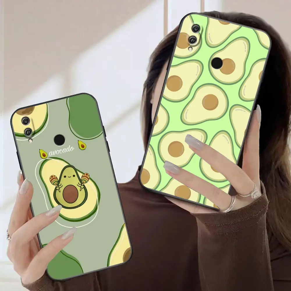 Cute Cartoon Avocado Phone Funda Coque Case For Honor 9X 9 8 8X Max 80 70 60 50 30 20 10 10I NOTE 10 Lite Pro Case Capa Shell