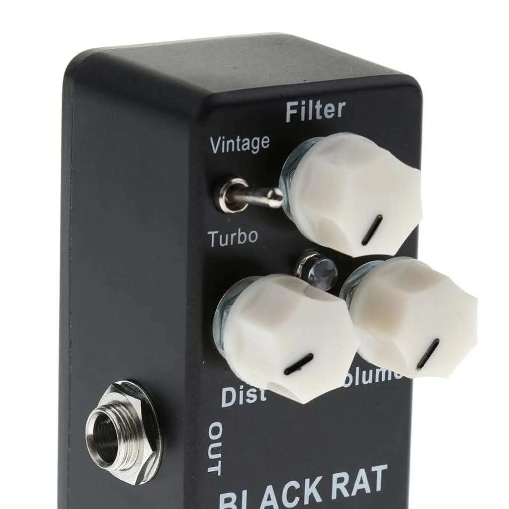 Mini Guitar Effect Pedal Black Rat Distortion Processor for Electric Guitar Accessories Multi-effect Pedal