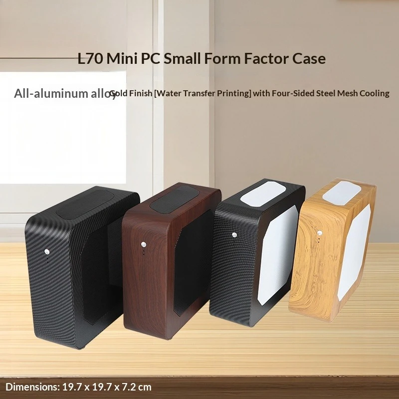 LDCX L70 Mini ITX PC Case Water Transfer Printing OEM ODM Custom Chassis Support Personalized Custom For Gaming Desktop