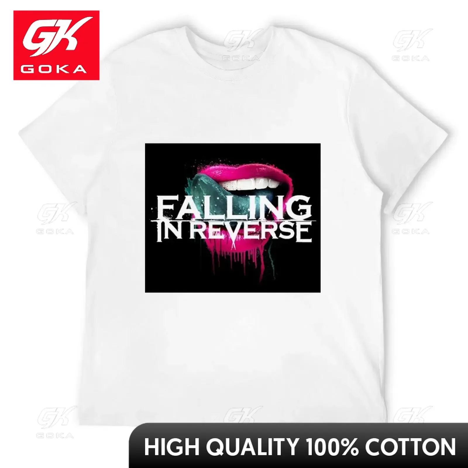 Falling in Reverse Best Seller T-Shirt Summer Tops Graphics Anime Figures Oversized T Shirt Mens Graphic T-shirts Hip Hop