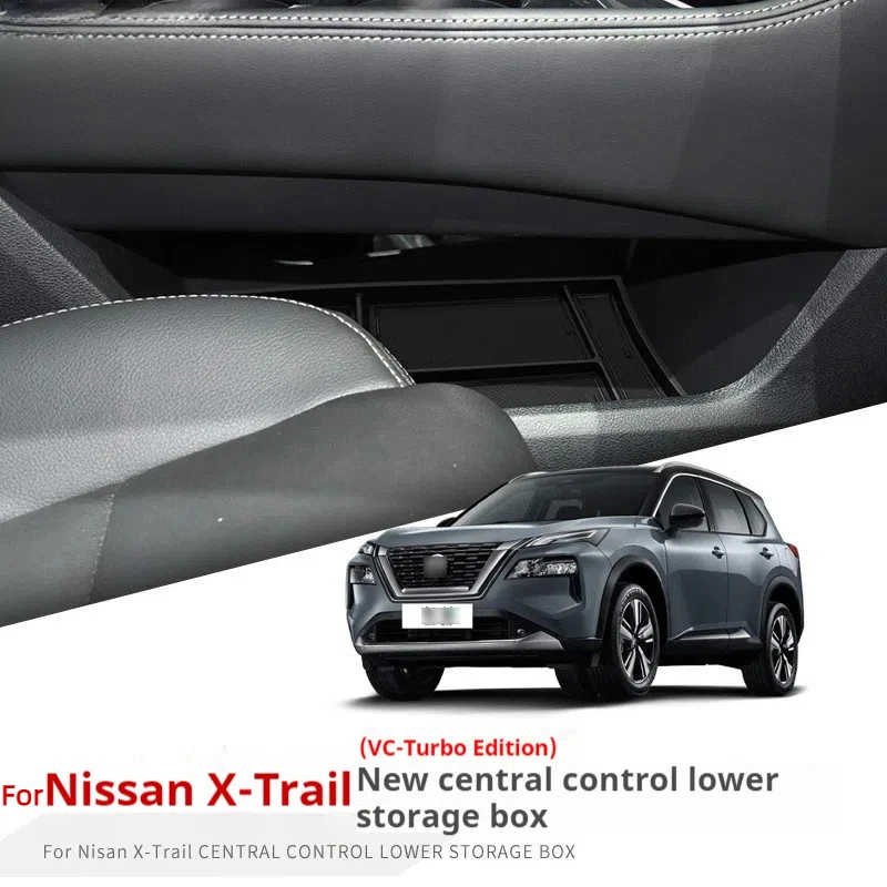 

Автомобильный ящик для хранения для Nissan Qijun 21-22 с центральным управлением, подлокотник, аксессуары для хранения, черный ящик для хранения, защита от пыли, многоуровневый ящик