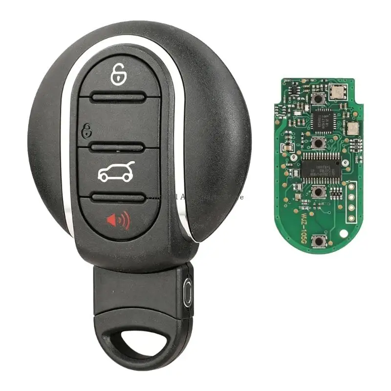 ABS Car Remote Control 3 Button Keyless Entry Remote Simple Operate Compatible for Vehicle F55 F56 F57 Models