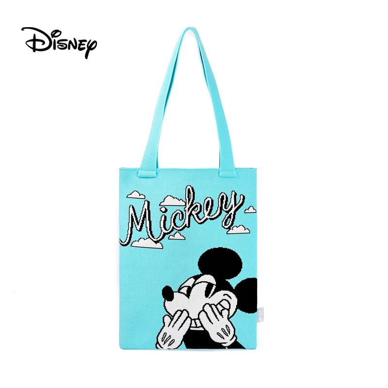 

Синяя сумка-тоут Disney New Mickey, большая вместительная сумка через плечо