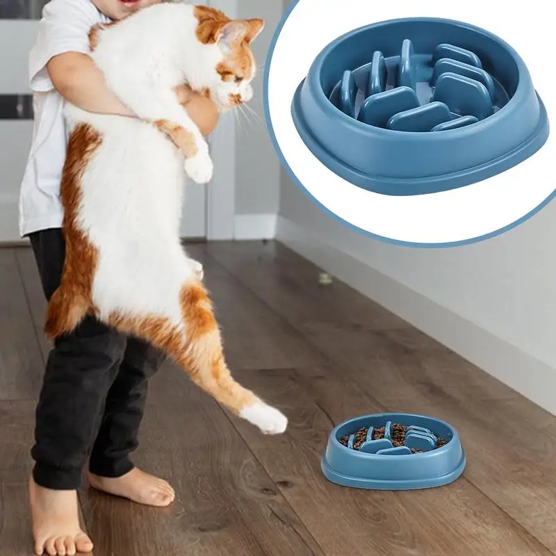 Dog Slow Feeder Bowl Maze Dog Slow Feeder Non-Slip Slow Feeding Maze Dog Dishes Anti-Choking Dog Food Bowl For Family Lunches