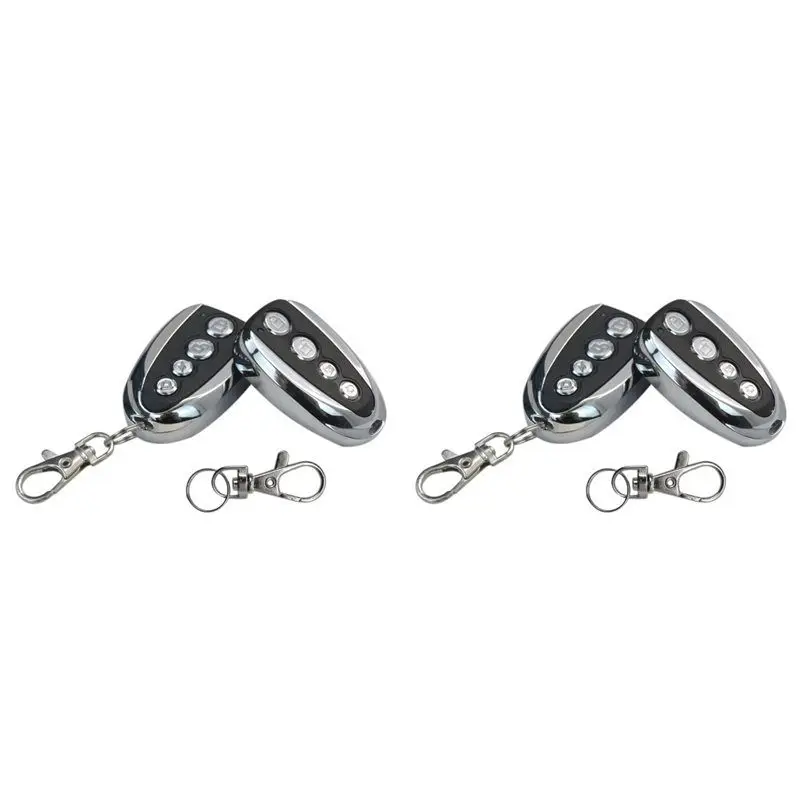 FULL-4X Remote Control For Automatic Gate Opener -433.92 Mhz Electric Rolling Driveway Security Kit With Backup Keys