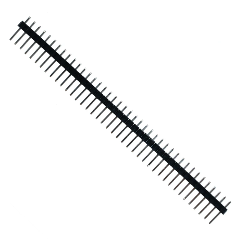 WOISN 10pcs/lot Hot Sale 40 Pin 1x40 Single Row Male 2.54mm Breakable Pin Header Connector Strip