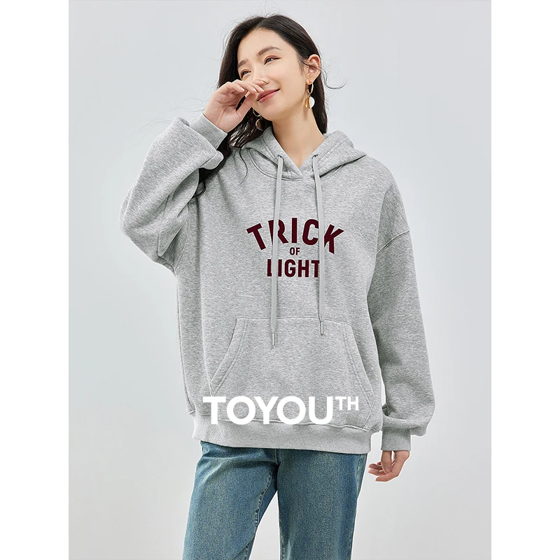 TOYOUTH Fleece Thicken Sweatshirt 2024 1