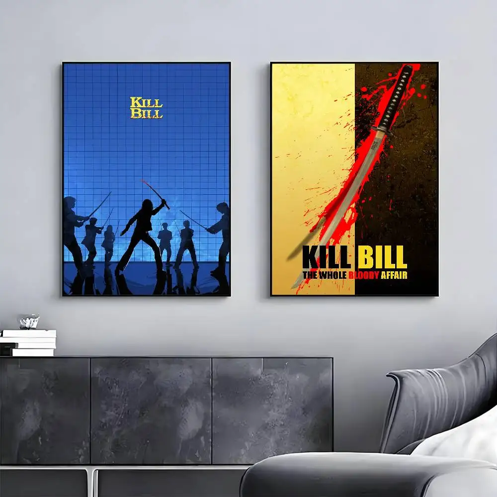Movie Kill Bill Poster HD Art Sticky Wall Waterproof Home Living Room Bar Decoration