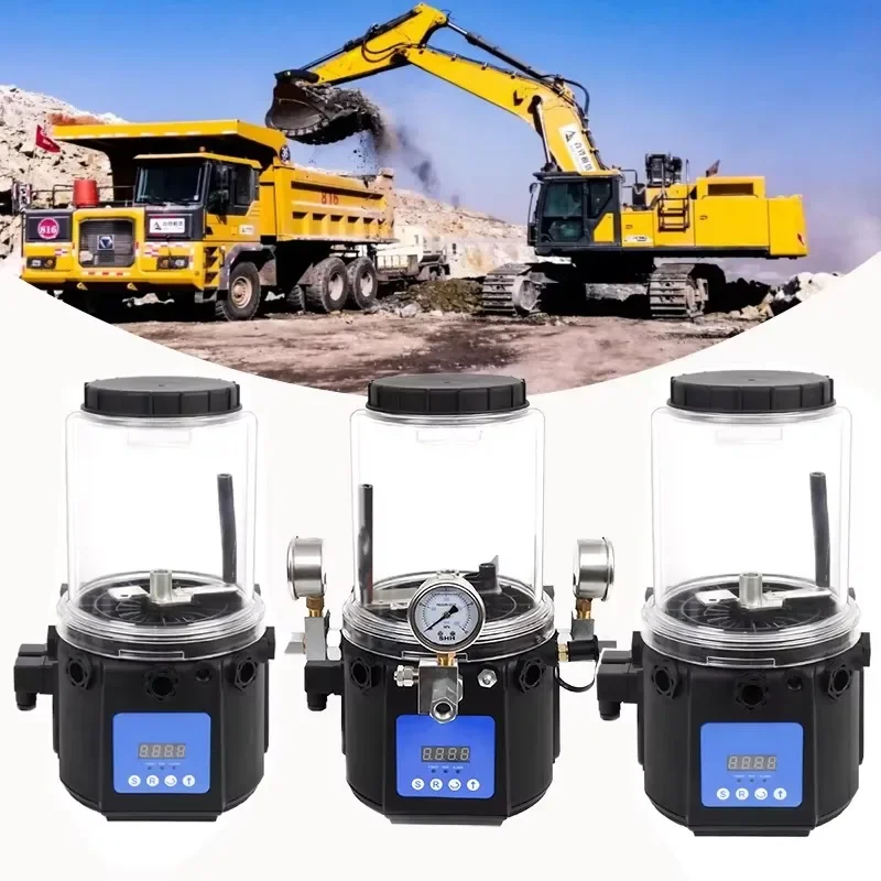 

24V oil flap thin automatic dry thick plunger lubricating oil piston lubricating oil pump conveying feeder