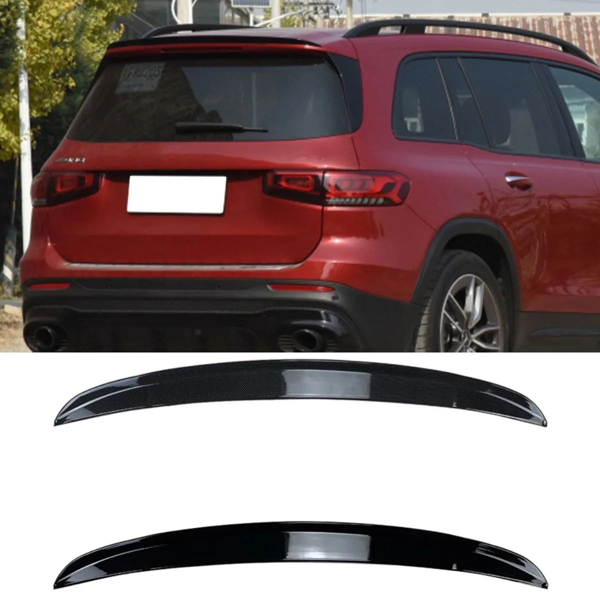 メルセデスベンツGLBクラスX247 GLB180 200 GLB35 AMGボディキットリアルーフウィングリアウィングルーフスポイラーカーアクセサリー