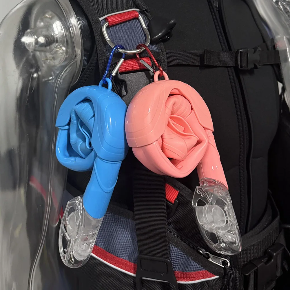 

Силиконовая трубка для снорклинга 40 см с сухим клапаном для подводного плавания, дайвинга и плавания, совместимость 2-в-1 (сухая/влажная)