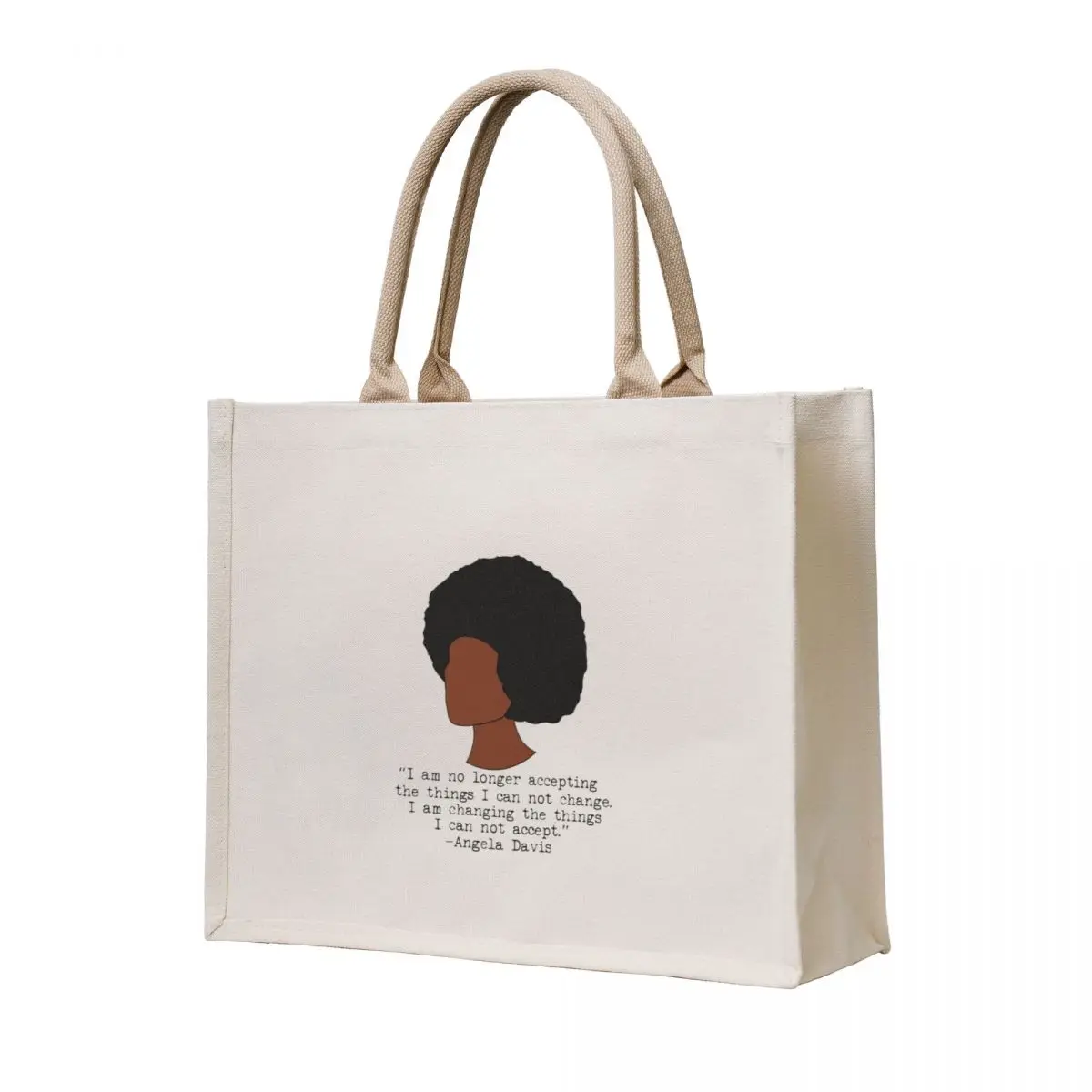 

Angela Davis BLM Tote Bag shopping bag tote bag custom Canvas Fabric