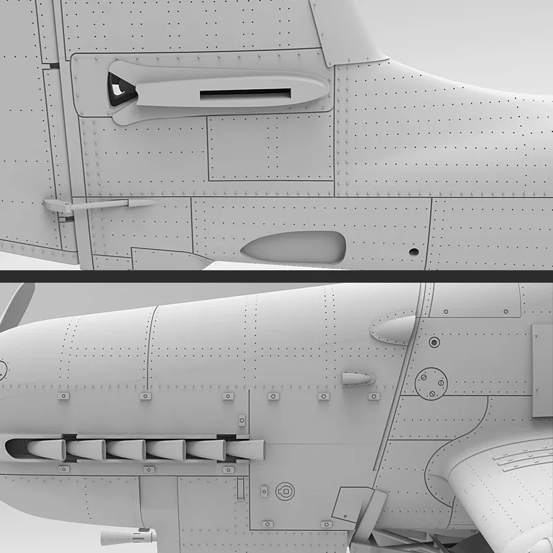 Border model assembly aircraft scale model kit BF-002 JU87G Stuka bomber with internal structure 1/35