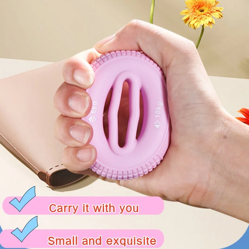 1pc Silicone Finger Gripper Anti-slip Finger Massage Grip Ring FingerForearm Trainer- Improve Hand Strength And Flexibility