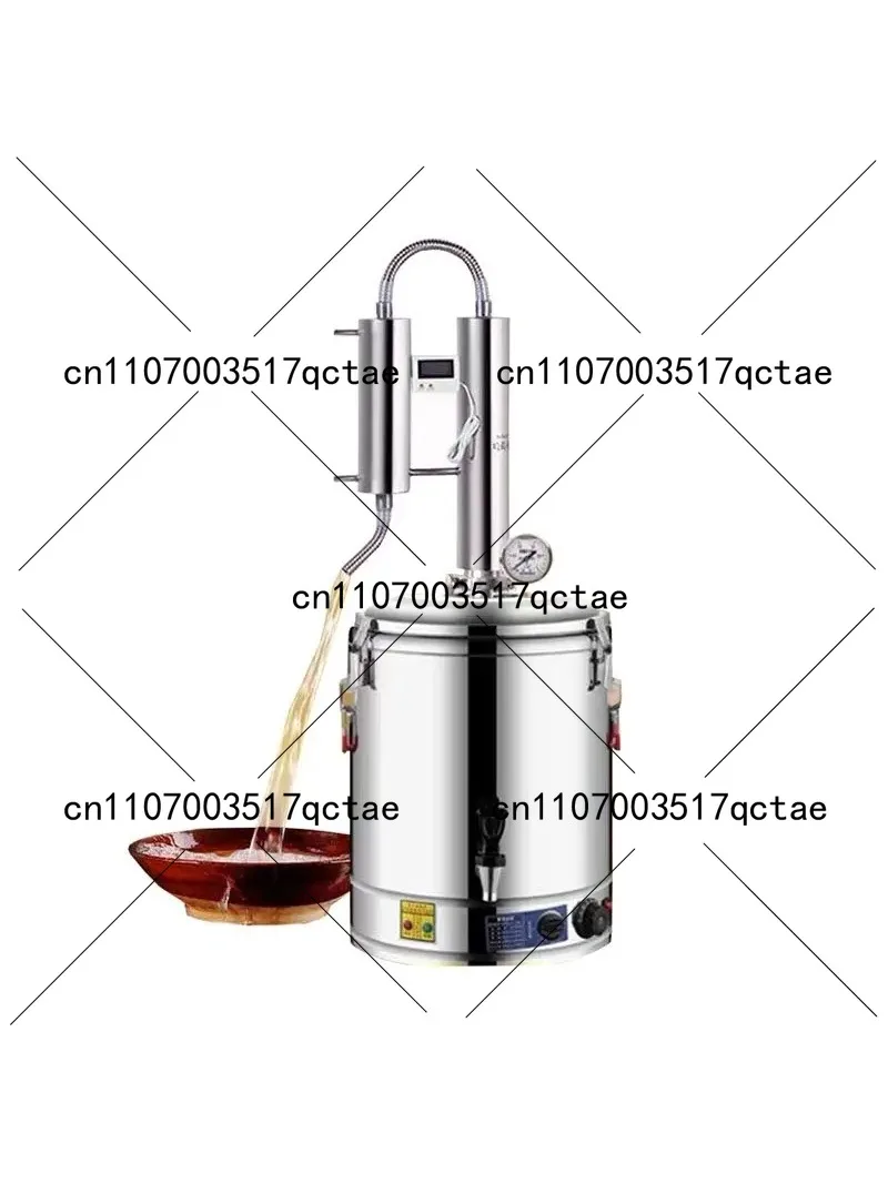 

30L Home Distillery Alcohol Whisky Moonshine Still Small Wine Steamer Essential Oil Extractor Pure Dew Distillation Machine