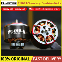 T-Motor F1408 II Cinewhoop Motor 2800KV 4-6S 3850KV 3-4S Brushless Motor Light Motor Super Power for FPV 3-4inch Racing Drone