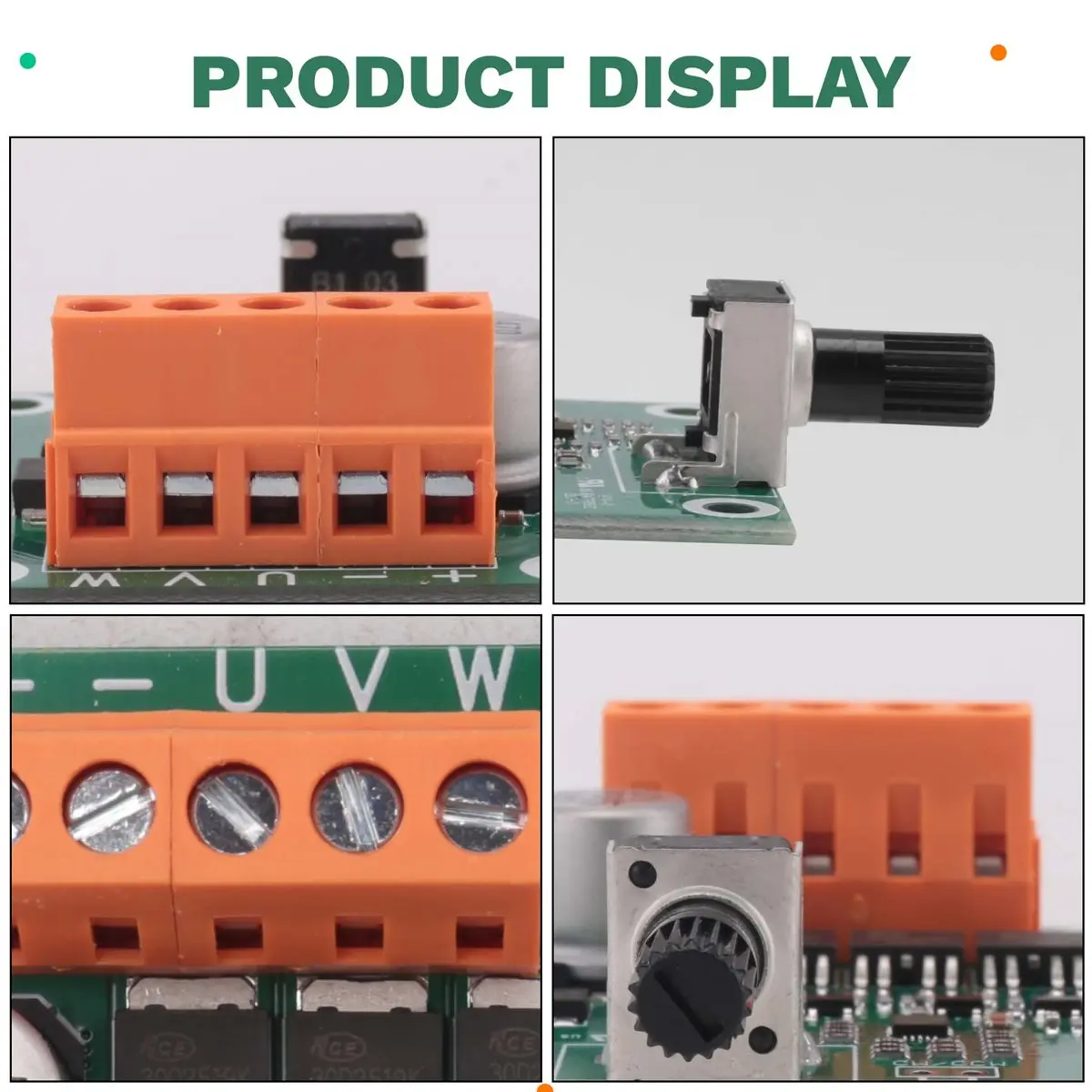 DT19 Brushless DC Motor Driver Controller Board 6V 12V 24V Fan Motor Governor DIY Motor Controller Accessories