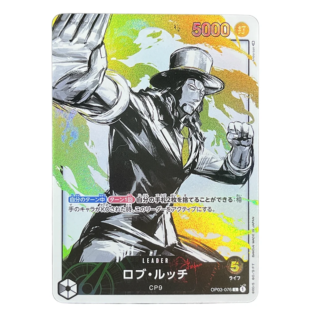 ONE PIECE Leader Card Proxy Japanese Charlotte Arlong Portgas D.Ace Issho Sanji Game Cards Foil Cards Game Collection OPCG PROXY