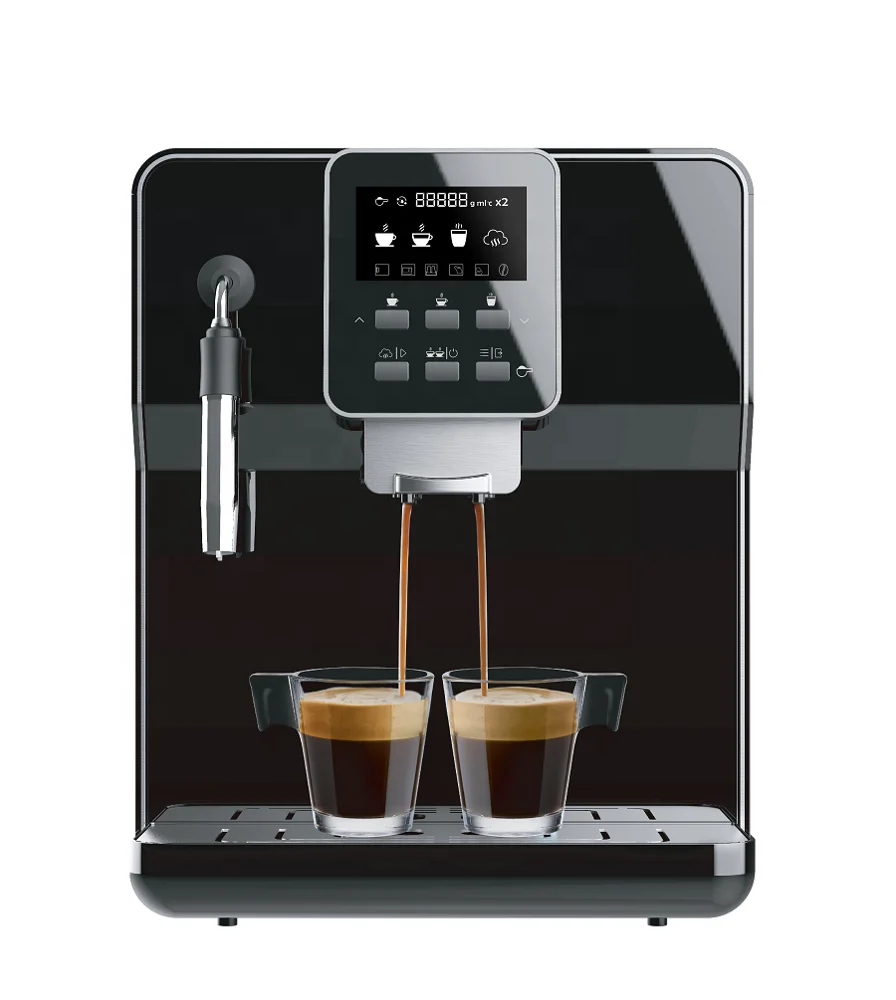 SUPIN A6PB Fully Automatic Fresh-Ground Coffee Machine Household Coffee Machine Touch Screen Coffee Makers