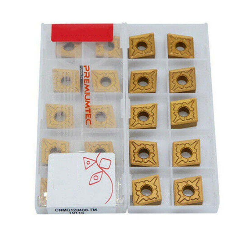 CNMG120408-TM T9115 CNMG432-TM carbure de commande numérique par ordinateur insère 10pcs(1 boîte)