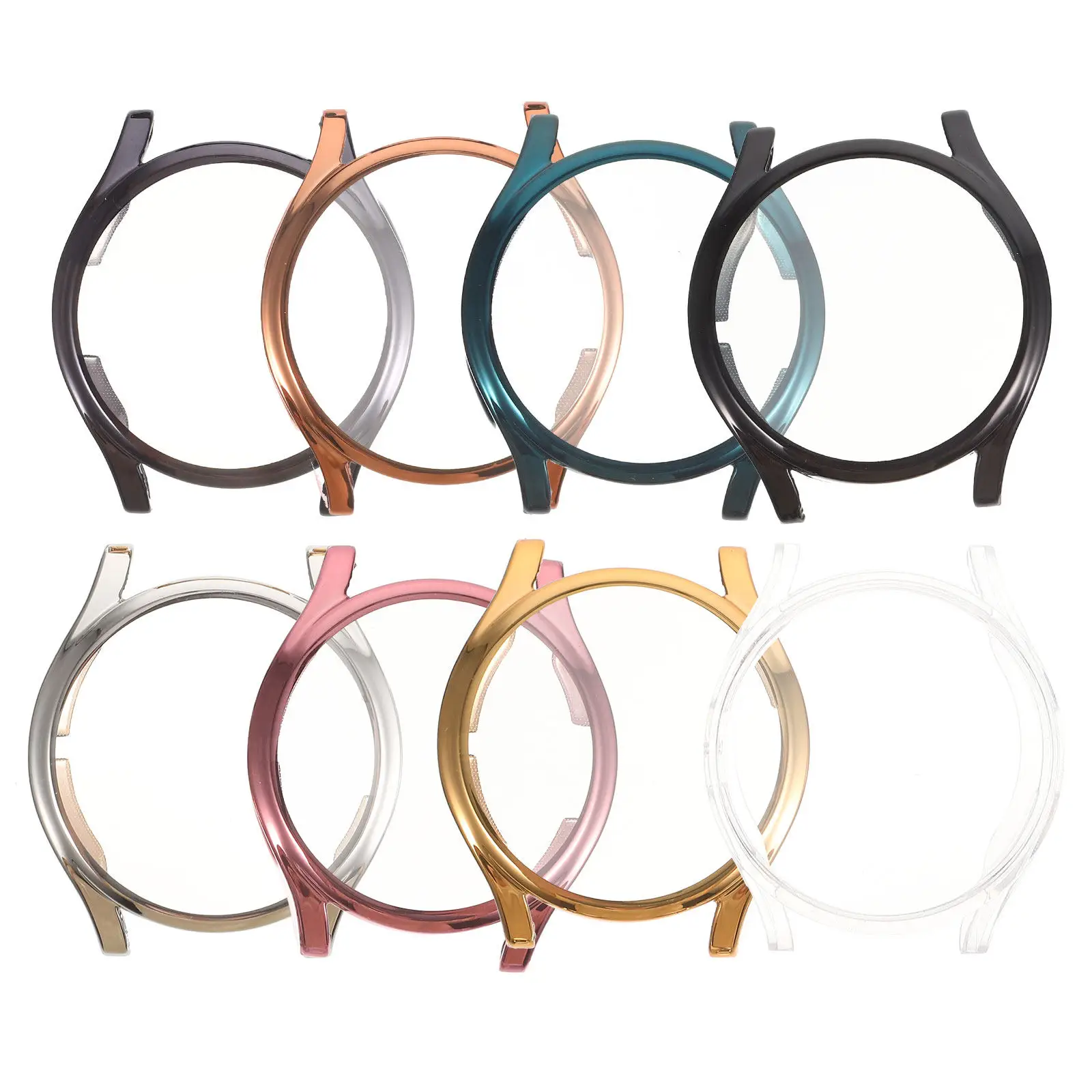 

8 шт. защитных чехлов из гальванизированного ТПУ для часов, износостойкие, ударопрочные, совместимые с корпусом для умных часов 5 Pro