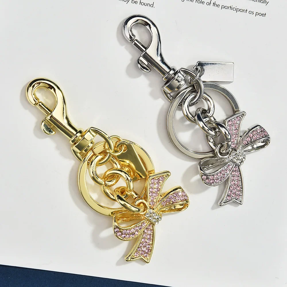 

2025Bow keychain women's bag pendant