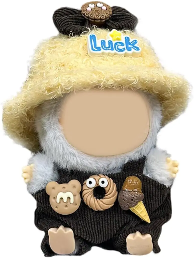 

17 cm doll clothes suitable for 17 cm labubu dolls, contour luck set