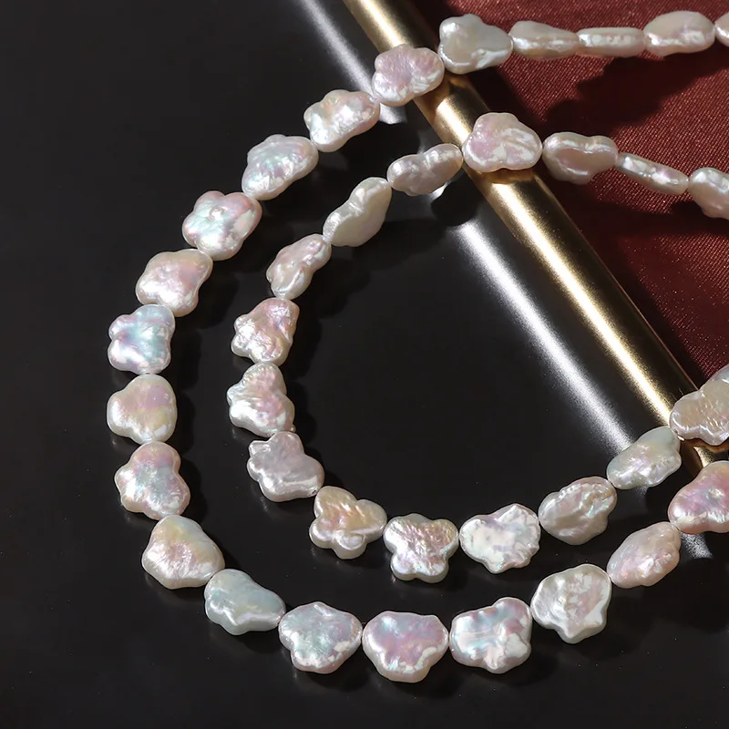 

11-12mm High-Quality Butterfly Baroque Natural Freshwater Pearl Semi-Finished Beads for Jewelry Making DIY Necklace Bracelet